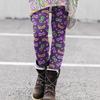 Pantalones de Yoga Microelásticos 2025 Otoño Nuevos Leggings para Mujer Estampado 3D Holgados Casuales Deportivos Venta al por Mayor desde Una Pieza