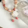 Corrente de Celular em Formato de Gato, Versátil e Estilosa, Artesanal Natural, Pingente Criativo e Personalizado Anti-Perda