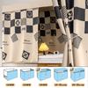 Cortinas para Cama de Dormitório para Beliches Superiores e Inferiores, Cortinas para Mesa Inferior de Dormitório de Estudante Masculino em Beliche Superior, Tecido de Cortina, Cortina de Privacidade, Ferramenta Mágica Blackout para Mulheres
