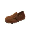 Nuevos mocasines slip-on con suela de viento suave para mujer, zapatos de una pieza para mujer, mules, versátiles 2026, de doble uso, estilo old money, tacón oculto, otoño