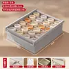 Caja de Almacenamiento para Ropa Interior y Calcetines, Organizador de Ropa Íntima de Algodón y Lino Tianshan, Solución de Almacenamiento para el Hogar Tres en Uno Estilo Cajón