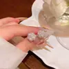 Pendientes Pequeños y Exquisitos, Cielo Estrellado, Diamantes Brillantes, Pendientes de Perla y Flor, Lujo Accesible Diseño de Nicho, Pendientes de Moda y Elegantes