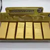 Ladrillo de oro simulado de PU de rebote lento, juguete para aliviar el estrés, lindo juguete de descompresión para estudiantes, bestseller transfronterizo