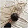 Bolso Bandolera con Cadena Estampado de Leopardo Personalizado 2024 Nuevo Moda Europea y Americana Casual Estilo Occidental para Mujer Caja Portátil Pequeño Bolso Redondo para Mujer