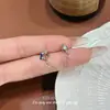 Pendientes de Cadena de Estrellas Coloridas Dopamina Estilo Chica Dulce Fresca Picante Personalidad Versátil Pendientes de Estrella Simples