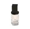 Frasco de Vidro Redondo Reto para Loção de 30ml, Frasco Vazio com Bomba para Base Líquida, Material de Embalagem Quadrado para Essência, Frasco para Produto de Skincare