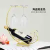 Lote de Decoração de Armário de Vinho Dourado Estilo Luxo Acessível Porta-Vinho Tinto Ornamentos Porta-Vinho Tinto Porta-Taças de Vinho de Cabeça para Baixo Porta-Vinho Doméstico Conjunto de Vinho