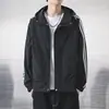 Ropa de Hombre Fengshe / Chaqueta de Hombre Primavera y Otoño Tendencia Ropa Exterior para Hombre Estilo Coreano Casual Chaqueta de Hombre con Capucha