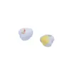 Calcomanía de Corazón de Melocotón Cuentas de Cerámica con Perlas Cuentas de Cerámica Estilo Chino Accesorios Hechos a Mano para DIY Pulsera Accesorios para Collar Material