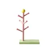 Portavasos con forma de árbol de color dopamina INS, soporte ventilado y de drenaje para múltiples tazas, adorno de escritorio elegante y práctico