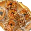 Cajas comerciales para llevar para sopa de fideos con pavo, diseñadas para vendedores ambulantes; tazones desechables de plástico transparente para sopa fría de fideos y sopa caliente de fideos secos