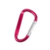Mosquetón de Resorte con Forma de D para Camping Mochila Accesorios Engrosados 10 Colores Llavero al por Mayor para Exteriores