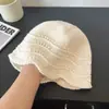 Chapéu de Pescador Simples de Tricô Cor Sólida Quente de Inverno Estilo Japonês Feminino 2026 Novo Estilo Inverno Emagrecimento Facial Proteção para Orelhas Chapéu Balde