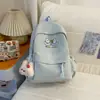 Mochila Casual de Aparência Elegante para Alunos do Ensino Fundamental e Médio, Nova Mochila Escolar Leve e Versátil, Mochila de Viagem Simples com Desenho