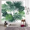 Tapiz decorativo de plantas verdes estilo nórdico para el hogar, tapiz con fondo en vivo de celebridades de Internet, tela colgante decorativa para dormitorio, directo de fábrica