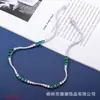 Nova Corrente de Tennis com Pedra Preciosa Esmeralda para Comércio Exterior em Estilo Europeu e Americano, Joia Luxuosa para Casais Combinarem, Venda por Atacado do Fabricante