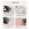 Pincel de Maquillaje Plano con Forma de Media Luna, Pincel para Base de Maquillaje sin Polvo, Pincel para Mascarilla Facial, Herramienta de Belleza Cangzhou Sin Marcas para Principiantes