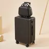 Maleta de 20 Pulgadas, Equipaje de Viaje de 24 Pulgadas, Maleta de Cuero de Gran Capacidad con Contraseña, Maleta con Ruedas, Maleta de Mano, Duradera y Resistente al Desgaste