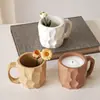 Parche de Ropa Redondo Cortado Patrón Plegado Empalme Molde de Copa DIY Velas Aromáticas Tazas Adornos Molde de Silicona
