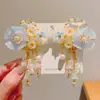 Horquilla Antigua para Niñas Ropa China Antigua Accesorios para el Cabello con Borla Linda Horquilla de Mariposa y Flor Accesorios para Falda Cara de Caballo Tocado