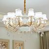 Lámpara de sala de estar minimalista moderna candelabro europeo simple elegante lámpara para comedor dormitorio hogar iluminación LED lámpara de habitación de celebridad de Internet
