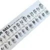 Manicure Desenho Animado Novas Unhas Usáveis de Urso Fofas Macias Simples Brancas Unhas Postiças Unhas Prontas Divididas em 30 Peças
