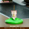 Porta Incenso Bastão Sapinho Panda Famoso na Internet Queimador de Incenso Pequeno Queimador de Aromaterapia Porta Incenso Presente Criativo