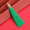 Atacado do Fabricante Pequeno Peso de Metal Imitação Borla Borla Acessórios de Cabelo para Crianças Acessórios de Borla Pingente Marcador de Página Borla
