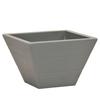 Melamina planta artificial maceta fábrica mayoreo imitación porcelana veta madera melamina cuadrada grande pequeña tamaño jardinería maceta