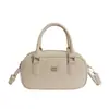 Bolsa Almofada Exquisita, Moderna e Fashion, Bolsa de Boliche Elegante Estilo Coreano, Bolsa Tote Pequena Versátil para Ombro e Transversal