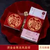Envelope de Dinheiro para Presente com Pacote de Dez Mil Yuan para Dinheiro de Casamento, Envelope Vermelho com Caractere "Felicidade Dupla" para Noivado e Laço para Dinheiro de Casamento