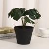 Mini Vaso de Flor de Cerâmica Imitação, Plástico Anti-Queda Montado no Carro Vaso de Flor Falso de Terracota para Suculentas, Vaso de Plantio de Planta em Vaso de Natal, Transfronteiriço