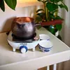 Olla Gruesa de Cobre Justo Olla de Cobre Puro Hecha a Mano Tetera de Cobre del Noroeste Estufa de Té Tetera de Gansu Calentador de Agua Eléctrico
