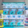 Máquina de Gashapon con asiento horizontal, ranura para monedas, gran máquina de entretenimiento Panyu, video comercial, máquina de Gashapon con código de barrido para niños