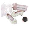 [Un Poco Dulce Listo para Enviar] Original Flower Bell Season Zapatos Originales Lolita Dulces y Lindos con Lazo y Punta Redonda