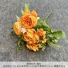 Hortênsia Peônia Simulada Buquê de Seda Artificial Falsa Flores de Casamento de Alto Nível Ornamentos Decorativos Acabados Flores Florais de Plástico