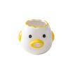 Separador de clara de huevo de cerámica con forma de pollo de dibujos animados, herramienta para hornear en la cocina, separador de huevos, filtro de proteína de yema de huevo