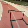 Entrenamiento de Competición de Atletismo Desmontable Deportivo Anticaídas Valla Suave Ajustable Equipo Elevación Tipo Dividido