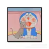 Pintura al óleo digital DIY para niños, personajes de dibujos animados, anime, animales, relleno de color, pintura al óleo, pintado a mano, digital, hecho a mano, pintura decorativa