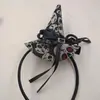 Nova Tiara Criativa de Chapéu de Bruxa Pontudo para Halloween, Festival dos Fantasmas, Abóbora, Aranha, Acessórios de Festa, Atacado de Chapéus