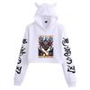 Comercio Exterior Nuevo Demon Slayer Espada Extinguidora de Fantasmas Sudadera con Capucha Sudadera Orejas de Gato Mujer