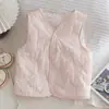 Colete de Algodão com Penugem Infantil Outono Inverno Novo Estilo Meninos Meninas Colete Quente para Crianças Pequenas Colete Grossa Roupa Externa