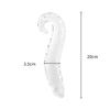 Palo Masturbador Femenino Sexy Sm Palo de Masaje Vaginal Tapón Anal Artificial de Cristal Dispositivo de Coqueteo para Pareja