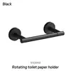 Portarrollos de Papel Higiénico Giratorio de Acero Inoxidable Sus304 para Baño