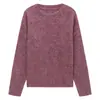 Love and Nancy Suéter de Punto Minimalista Invierno Estilo Coreano Cuello Redondo Lana Completa Cálido Acogedor para Mujer 03252