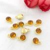 1 Oro y Plata Doce Constelaciones Piedra Estrella Aleación Incrustada Diamante Accesorio Joyería DIY Venta al por Mayor Transfronteriza Venta Caliente Colgante
