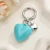 Venta caliente llavero acrílico multicolor creativo de amor colgante decorativo para bolsa colgante decorativo para llave de coche creativo todo-partido