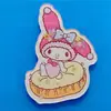 Broche de Acrílico Estrellas Gemelas Harajuku Insignia de Dibujos Animados Accesorios para Bolsos Estilo Carcasa de Teléfono DIY Lazo