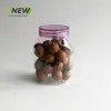 Frasco de plástico para envasado de frutas frías de 350 ml, frasco para frutas secas, ciruela pasa de cáscara amarilla, frasco para bocadillo de kumquat confitado, frasco sellado