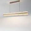 Lámpara acrílica minimalista italiana moderna para sala de estar, dormitorio, estudio, simple y elegante, lujo ligero, creativa de alta gama para comedor, vestíbulo